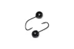 Мормышка вольфрамовая Diskus Дробинка с отверстием 0925 2.5мм 0.13г, цвет: черный
