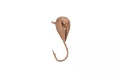 Мормишка вольфрамова Fishing ROI Капля с ушком 2.5мм 0.26г, колір: copper