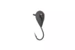 Мормишка вольфрамова Fishing ROI Капля с ушком 2.5мм 0.26г, колір: black nickle