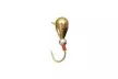 Мормышка вольфрамовая Fishing ROI Капля с ушком и шариком 3мм 0.5г, цвет: D-GO3