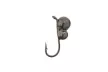 Мормишка вольфрамова Fishing ROI Мураха-шар з вушком 3.5мм 0.37г, колір: black nickle