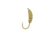 Мормишка вольфрамова Fishing ROI Опариш з вушком 2.5мм 0.25г, колір: gold
