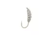 Мормишка вольфрамова Fishing ROI Опариш з вушком 2.5мм 0.25г, колір: silver