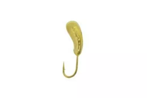 Мормышка вольфрамовая Fishing ROI Уралка с отверстием 3мм 0.84г, цвет: gold