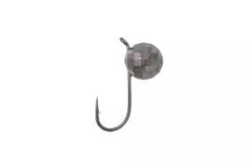 Мормишка вольфрамова Fishing ROI Шар Діско з вушком 4мм 0.65г, колір: black nickle