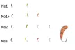 Мормишка "Славіка" (Сумська) кручена фарбована №3 0.25г, колір: red