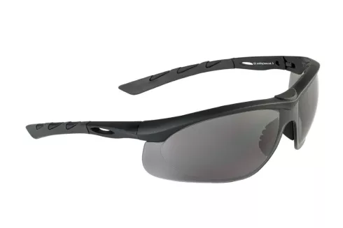 Окуляри балістичні Swiss Eye Lancer, колір - чорний, лінзи чорні
