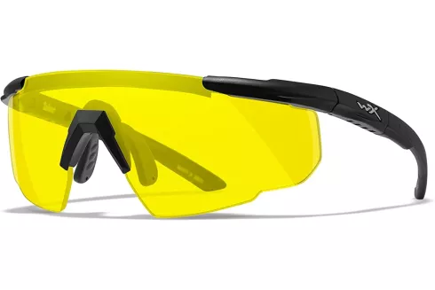 Тактичні окуляри Wiley X Saber Advanced Matte Black/Pale Yellow (300)