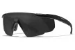 Тактичні окуляри Wiley X Saber Advanced Matte Black/ Grey (302)