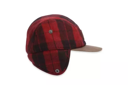 Кепка Simms Coldweather Cap Red Buffalo Plaid