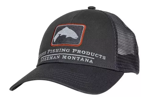 Кепка Simms Trout Icon Trucker  Carbon