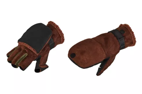 Перчатки-варежки Norfin Aurora XL, цвет: коричневый