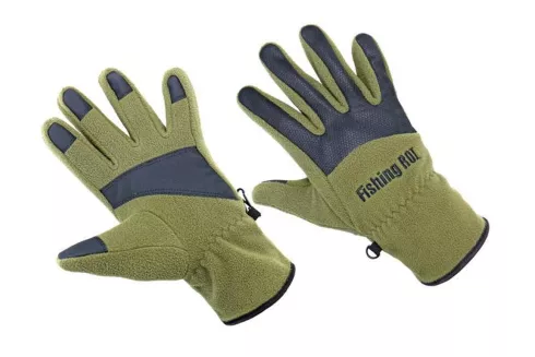 Перчатки флисовые Fishing ROI Оlive Fleece gloves L