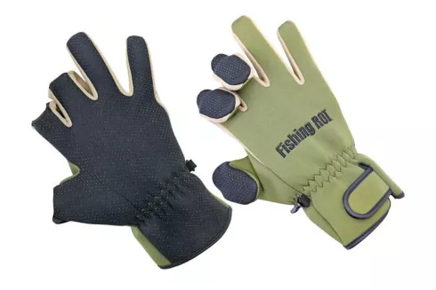 Рукавиці неопренові Fishing ROI olive Neoprene gloves XL