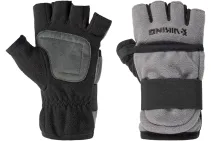 Перчатки Viking Fishing Ice Pro Gloves M (fleece) 5 cut finger+cover ц:grey-graphite