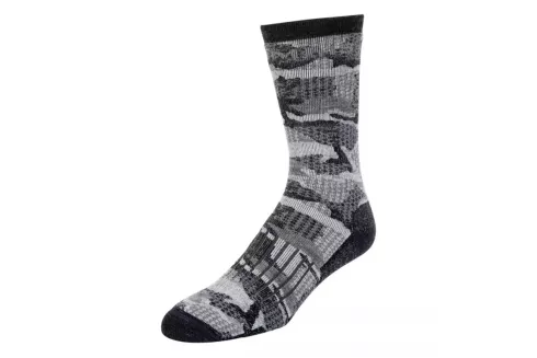 Шкарпетки Simms Merino Midweight Hiker Sock Hex Flo Camo Carbon XL