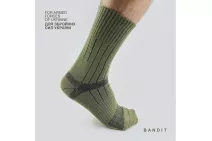 Шкарпетки тактичні Bandit Base Long літні р.38-40, колір: хакі