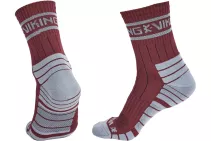 Шкарпетки Viking Fishing Arvid XXL (46-48) бордово-сірі