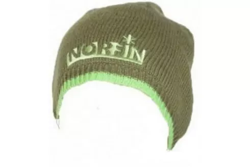 Шапка в'язана Norfin Viking (підкл.фліс, к:зелений) р.XL