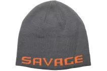 Шапка Savage Gear Logo Beanie One size ц:rock grey/orange