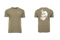 Футболка Simms Trout On My Mind T-Shirt Military Heather L
