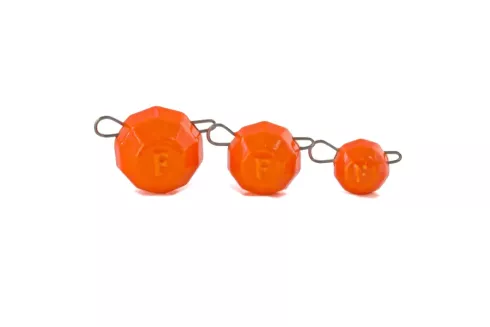 Груз Fanatik «Гранований» 7г колір 023 orange (5шт/уп)