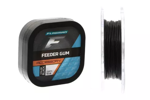 Амортизирующая резина Flagman Feeder Gum Black 0.8мм 10м