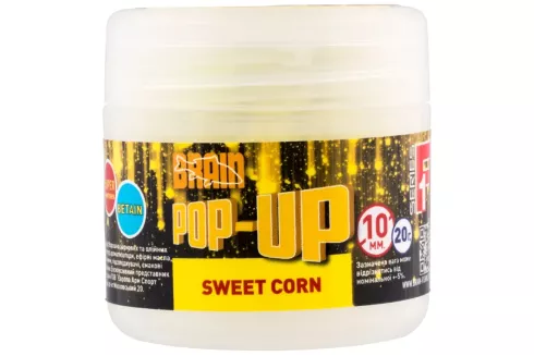 Бойлы Brain Pop-Up F1 Sweet Corn (кукуруза) 10мм/ 20г