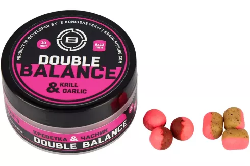 Бойли Double Balance Krill & Garlic (креветка + часник) 10+8х12мм