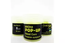 Бойлы Grandcarp Amino POP-UP ⌀8мм/ 25шт Sweetcorn