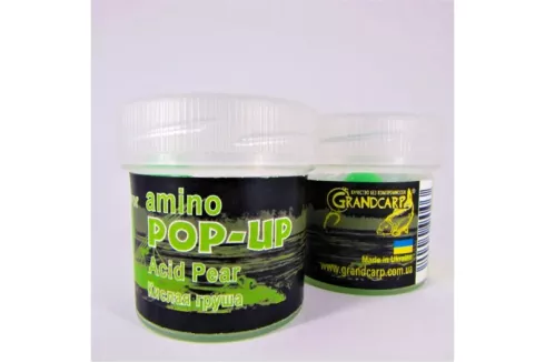 Бойли Grandcarp Amino POP-UP ⌀10мм/ 15шт Acid Pear