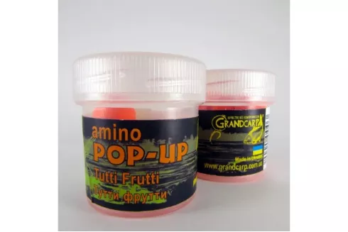 Бойли Grandcarp Amino POP-UP ⌀10мм/ 15шт Tutti Frutti