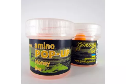 Бойлы Grandcarp Amino POP-UP ⌀10мм/ 15шт Honey