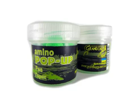 Бойли Grandcarp Amino POP-UP ⌀10мм/ 15шт Pea (Горох)