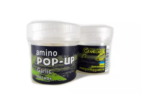 Бойли Grandcarp Amino POP-UP ⌀10мм/ 15шт Garlic (Часник)