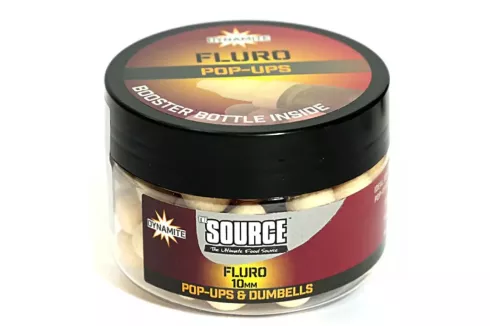 Бойли Dynamite Baits Source White Fluro Pop-Ups 10мм