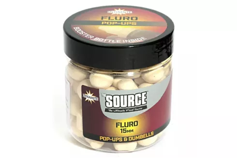 Бойли Dynamite Baits Source White Fluro Pop-Ups 20мм