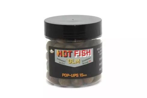 Бойлы Dynamite Baits Hot Fish & GLM Food Bait Pop-UP 15мм
