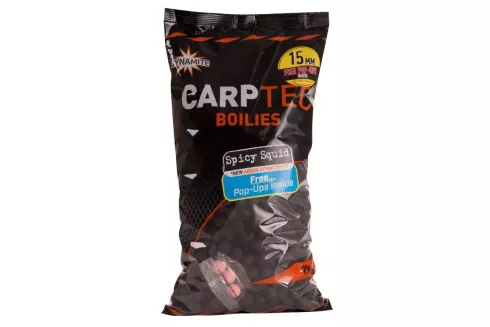 Бойлы Dynamite Baits Carp-Tec Spicy Squid ⌀15мм 2кг