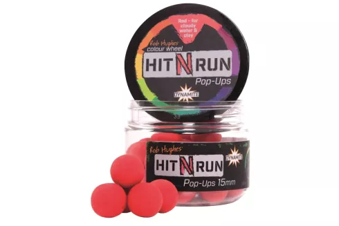 Бойли Dynamite Baits Hit N' Run Pop-Up ⌀15мм Red