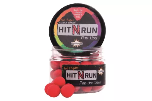 Бойлы Dynamite Baits Hit N' Run Pop-Up ⌀12мм Pastel Red