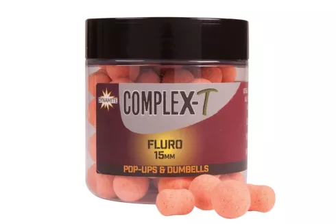 Бойли Dynamite Baits Fluro Pop-Ups & Dumbells CompleX-T ⌀15мм