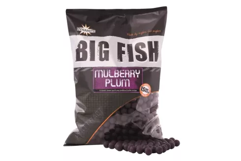 Бойли Dynamite Baits Big Fish Mulberry Plum ⌀15мм 1.8кг