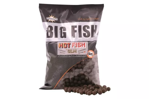 Бойли Dynamite Baits Big Fish Hot fish & GLM ⌀15мм 1.8кг