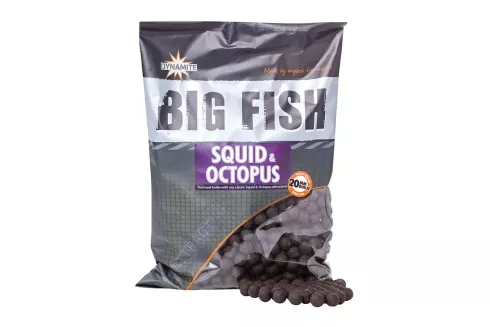 Бойлы Dynamite Baits Big Fish Squid & Octopus ⌀20мм 1.8кг