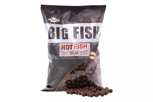 Бойли Dynamite Baits Big Fish Hot fish & GLM ⌀20мм 1.8кг