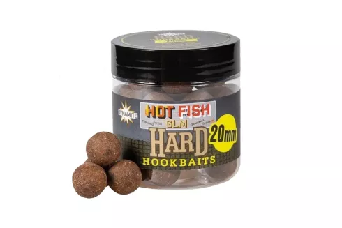 Бойли насадочні Dynamite Baits Hard Hook Baits - Hot Fish & GLM ⌀20мм