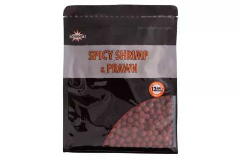 Бойлы Dynamite Baits Spicy Shrimp & Prawn S/L ⌀12мм 1кг