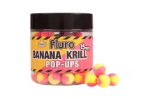 Бойли Dynamite Baits Two-Tone Fluro`s Pop-up Banana and Krill ⌀15мм