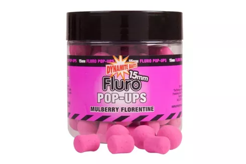 Бойлы Dynamite Baits Mulberry Florentine Pop-up Fluro`s ⌀15мм